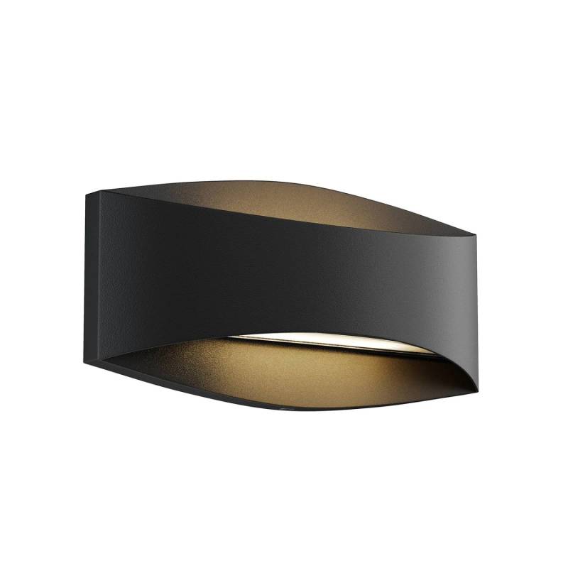 Lindby LED Wandleuchte Außen Evric 9624773 Spritzwassergeschützt Modern in Schwarz aus Aluminium 2-flammig Lindby LED Wandleuchte Außen Evric 9624773 Spritzwassergeschützt Modern in Schwarz aus Aluminium 2-flammig von LINDBY