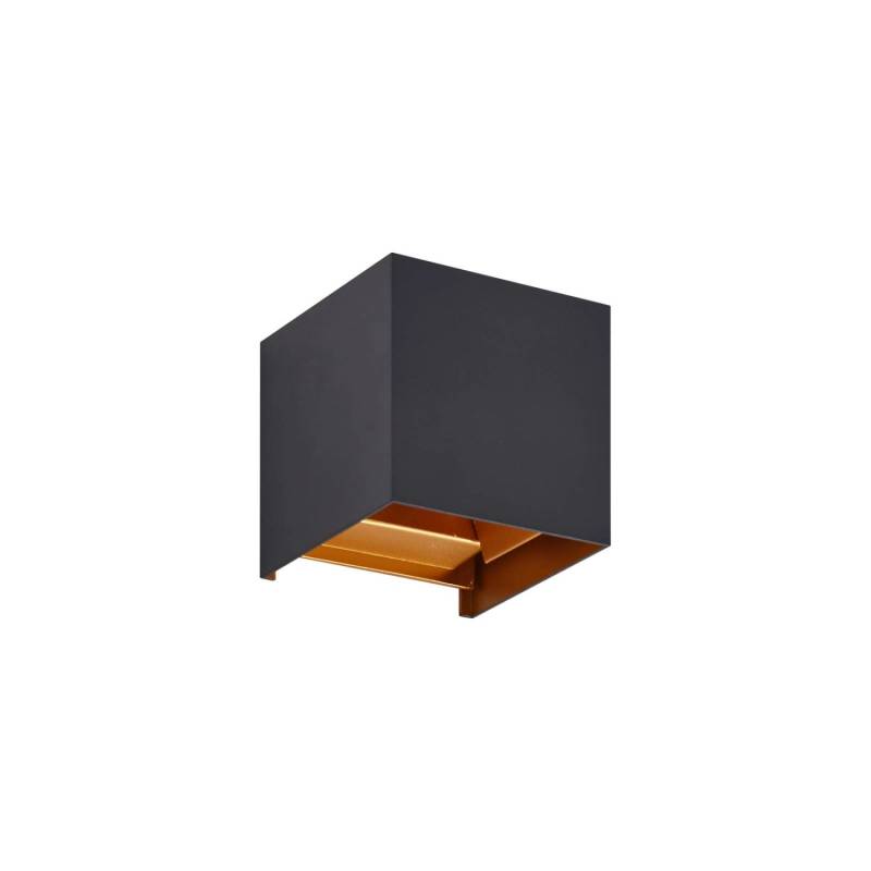 Lindby LED Wandleuchte Außen Nivar 10019784 Spritzwassergeschützt Modern in Schwarz aus Metall 1-flammig Lindby LED Wandleuchte Außen Nivar 10019784 Spritzwassergeschützt Modern in Schwarz aus Metall 1-flammig von LINDBY