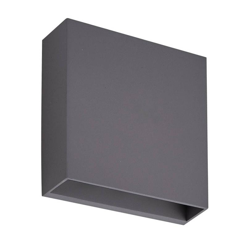Lindby LED Wandleuchte Außen Ugar 9949062 Modern in Schwarz 1-flammig von LINDBY