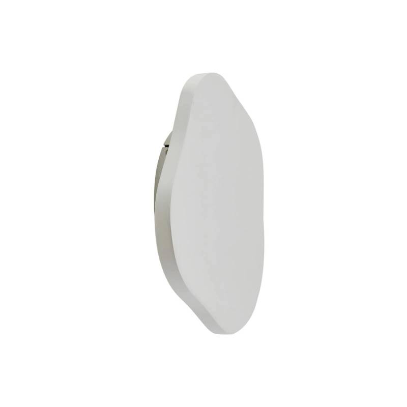 Lindby LED Wandleuchte Wandlampe Innen Nielson 10031097 Modern in Weiß aus GipsTon 1-flammig Wohnzimmerleuchte von LINDBY