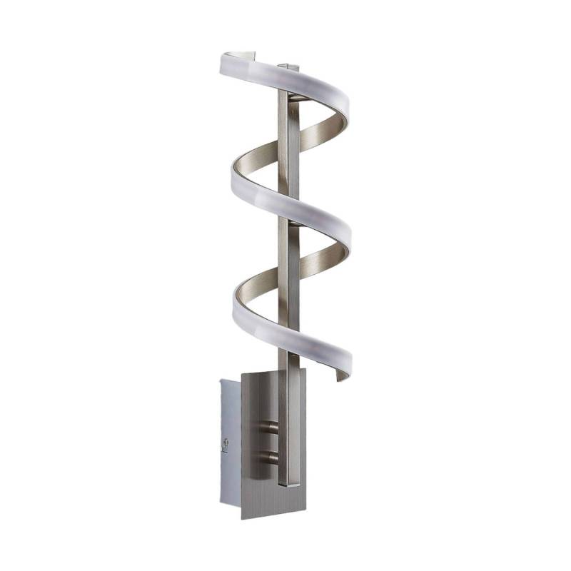 Lindby LED Wandleuchte Wandlampe Innen Pierre 9985029 Modern in Alu aus Metall 1-flammig Flurleuchte von LINDBY