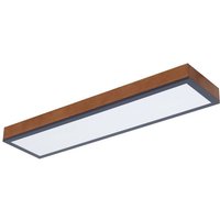 Led Deckenleuchte 'Laviona' aus Holz dimmbar mit Fernbedienung für Wohnzimmer & Esszimmer von Lindby von LINDBY