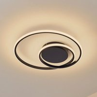 Lindby Led Deckenleuchte Lampe Kyron Schwarz Aluminium Dimmbar ø45 Cm Leuchte B-Ware Lindby Led Deckenleuchte Lampe Kyron Schwarz Aluminium Dimmbar ø45 Cm Leuchte B-Ware von LINDBY