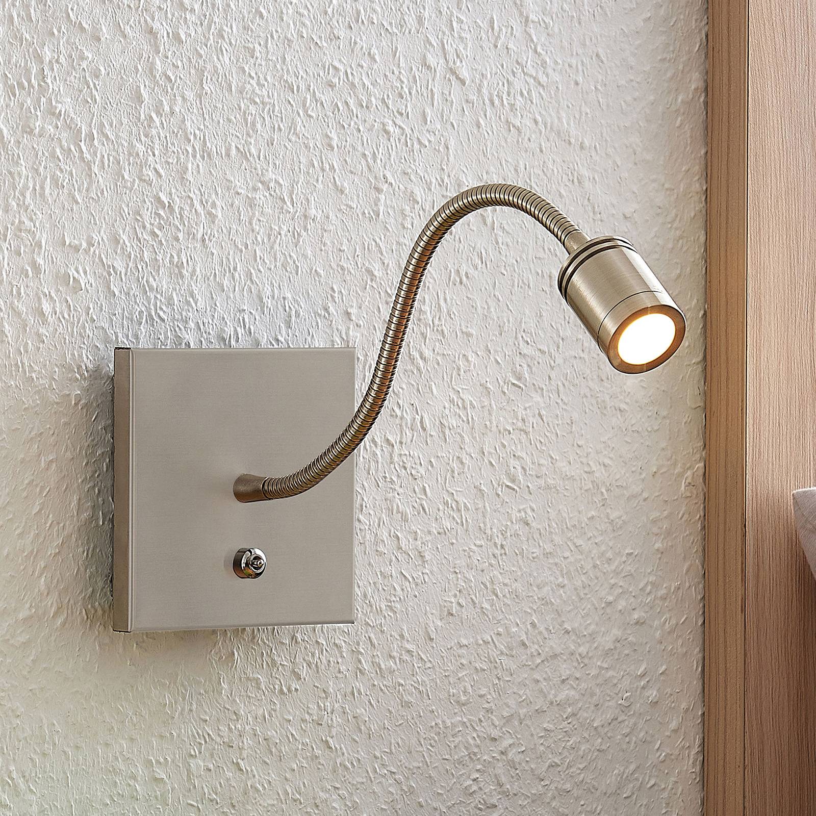 Lindby Legera LED-Wandleselampe mit Flexarm von LINDBY