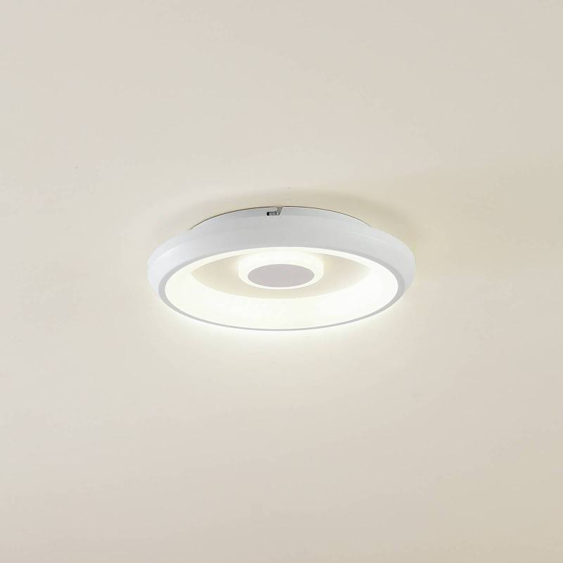 Lindby Smart Lynden LED-Deckenlampe, Ø 38cm, weiß, RGB, Tuya Lindby Smart Lynden LED-Deckenlampe, Ø 38cm, weiß, RGB, Tuya von LINDBY