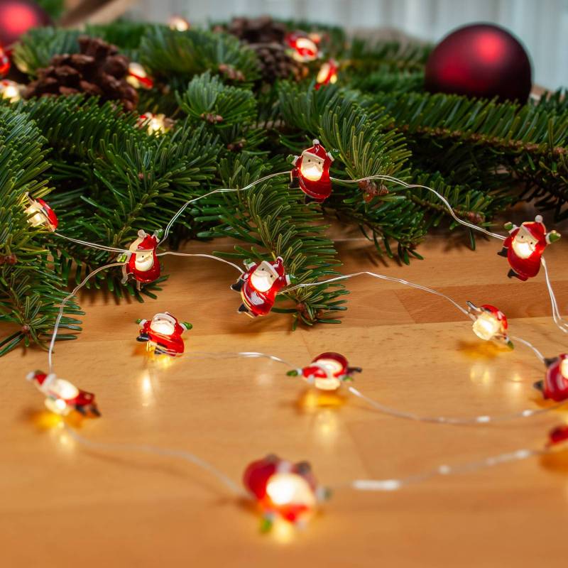 Lindby LED-Lichterkette Motje, Weihnachtsmann, 320 cm, IP20 von LINDBY