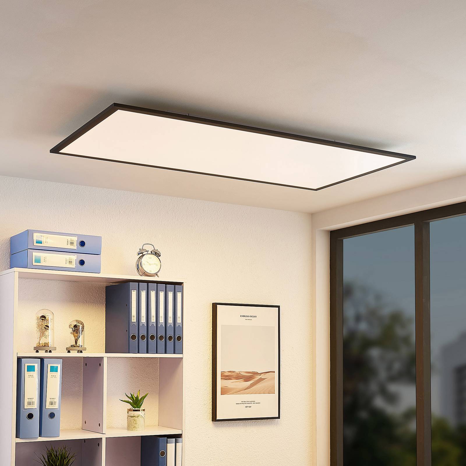 Lindby Nelios LED-Deckenlampe, 4000K 120 x 60 cm von LINDBY