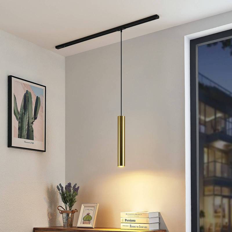 Lindby Pendellampe Linaro, 40 cm, gold, 1-Phasen, GU10 von LINDBY