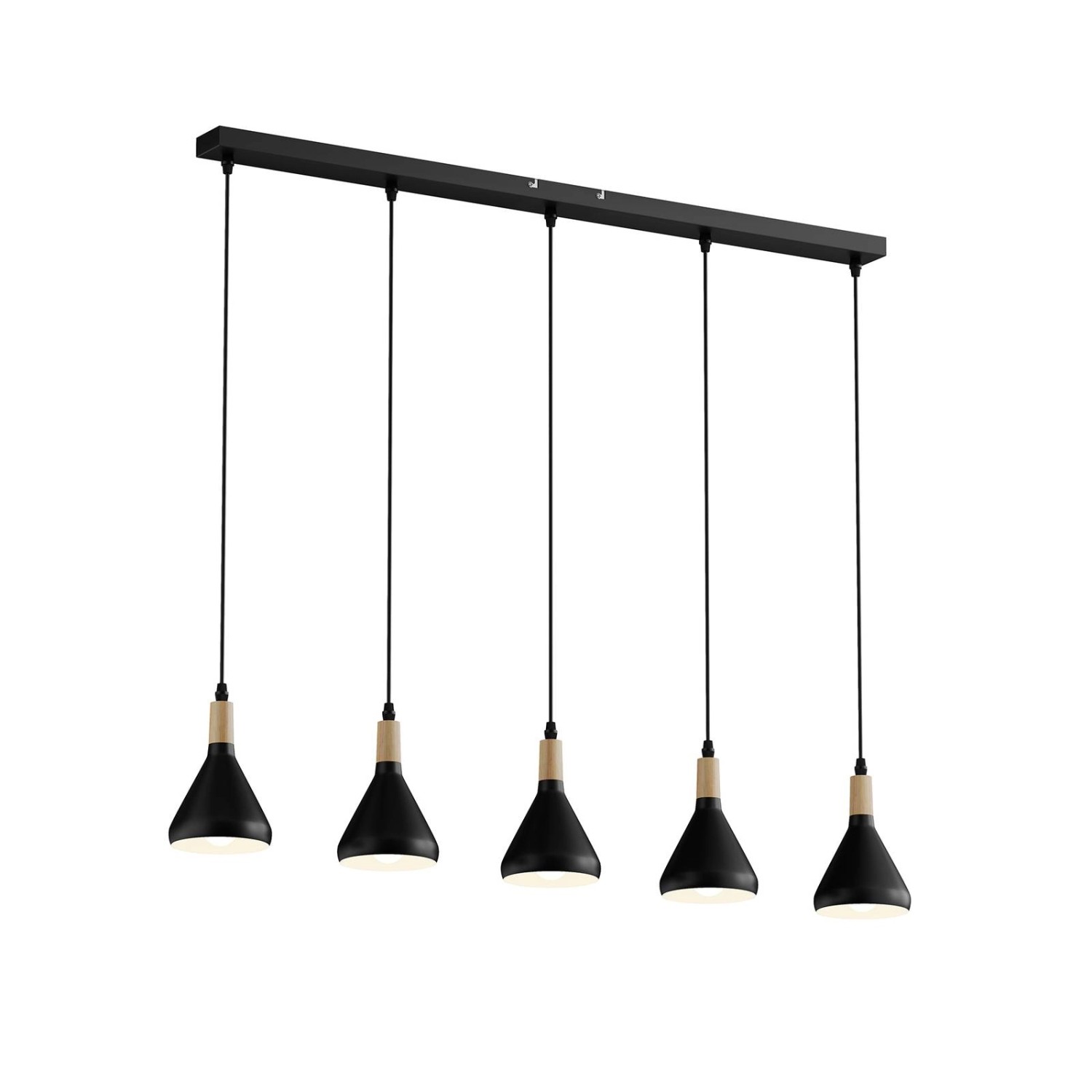Lindby Pendelleuchte Arina 9621815 Modern in Schwarz aus Metall 5-flammig E14 Wohnzimmerleuchte Lindby Pendelleuchte Arina 9621815 Modern in Schwarz aus Metall 5-flammig E14 Wohnzimmerleuchte von LINDBY