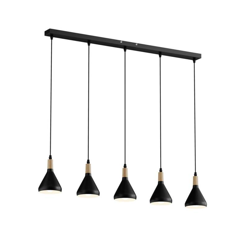 Lindby Pendelleuchte Arina 9621815 Modern in Schwarz aus Metall 5-flammig E14 Wohnzimmerleuchte Lindby Pendelleuchte Arina 9621815 Modern in Schwarz aus Metall 5-flammig E14 Wohnzimmerleuchte von LINDBY