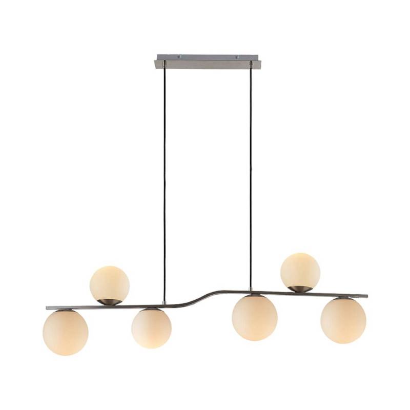 Lindby Pendelleuchte Avalyn 9626019 Modern in Alu aus Glas 6-flammig E14 Wohnzimmerleuchte Lindby Pendelleuchte Avalyn 9626019 Modern in Alu aus Glas 6-flammig E14 Wohnzimmerleuchte von LINDBY