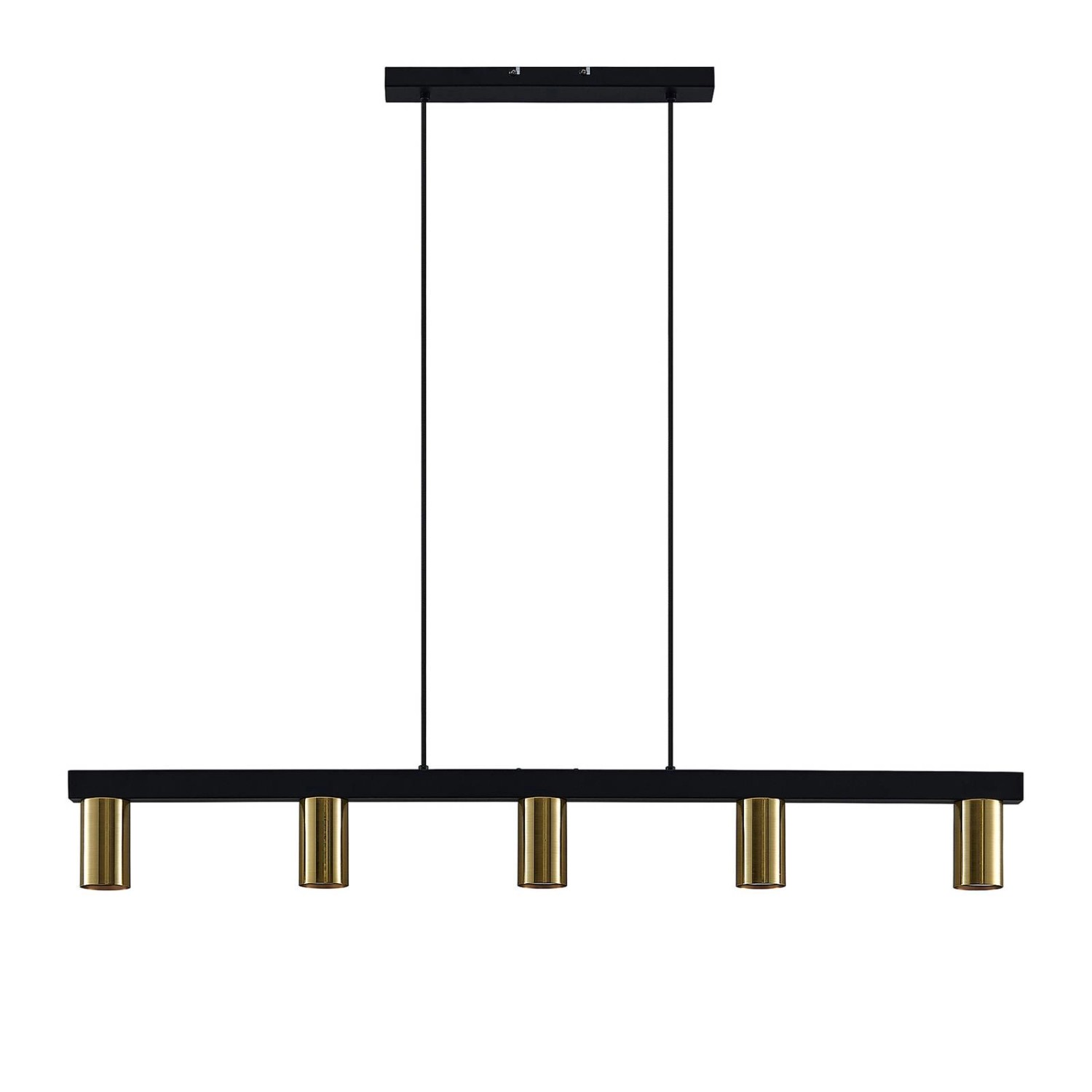 Lindby Pendelleuchte Baliko 9627625 Modern in Schwarz aus Metall 5-flammig GU10 Wohnzimmerleuchte Lindby Pendelleuchte Baliko 9627625 Modern in Schwarz aus Metall 5-flammig GU10 Wohnzimmerleuchte von LINDBY