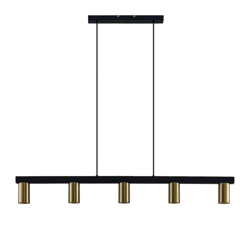 Lindby Pendelleuchte Baliko 9627625 Modern in Schwarz aus Metall 5-flammig GU10 Wohnzimmerleuchte Lindby Pendelleuchte Baliko 9627625 Modern in Schwarz aus Metall 5-flammig GU10 Wohnzimmerleuchte von LINDBY