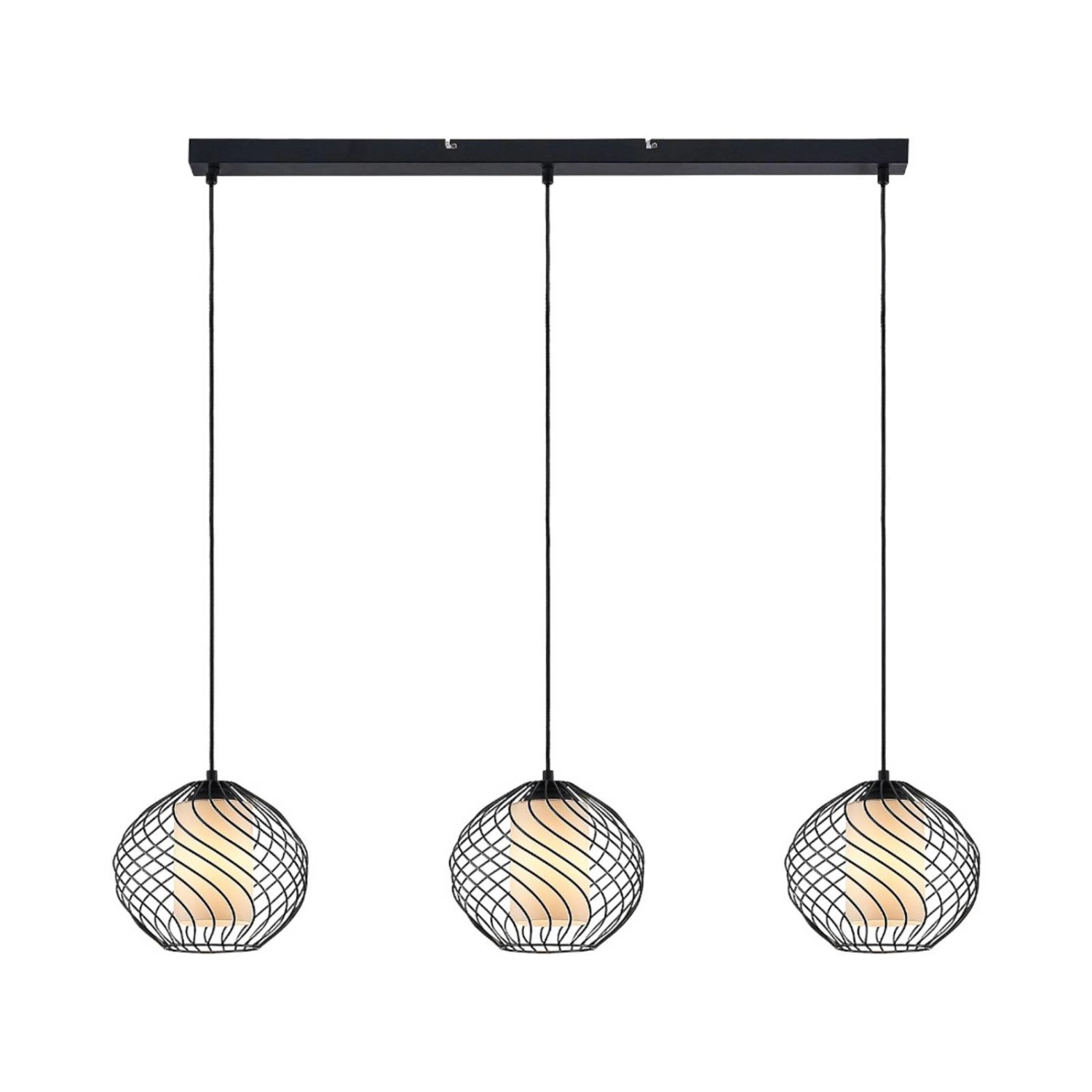 Lindby Pendelleuchte Cedrice 9624897 Retro Vintage Antik in Schwarz aus Metall 3-flammig E27 Wohnzimmerleuchte Lindby Pendelleuchte Cedrice 9624897 Retro Vintage Antik in Schwarz aus Metall 3-flammig E27 Wohnzimmerleuchte von LINDBY