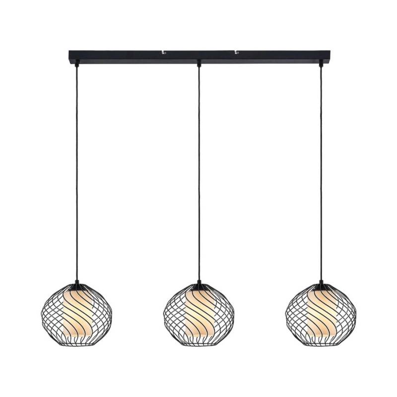 Lindby Pendelleuchte Cedrice 9624897 Retro Vintage Antik in Schwarz aus Metall 3-flammig E27 Wohnzimmerleuchte Lindby Pendelleuchte Cedrice 9624897 Retro Vintage Antik in Schwarz aus Metall 3-flammig E27 Wohnzimmerleuchte von LINDBY