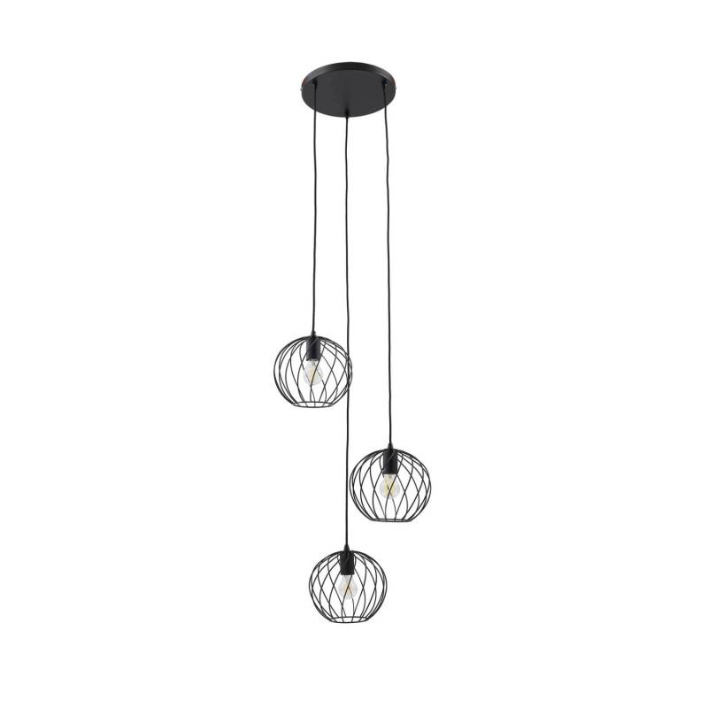 Lindby Pendelleuchte Danika 10030661 Modern in Schwarz aus Metall 3-flammig E27 Wohnzimmerleuchte Lindby Pendelleuchte Danika 10030661 Modern in Schwarz aus Metall 3-flammig E27 Wohnzimmerleuchte von LINDBY