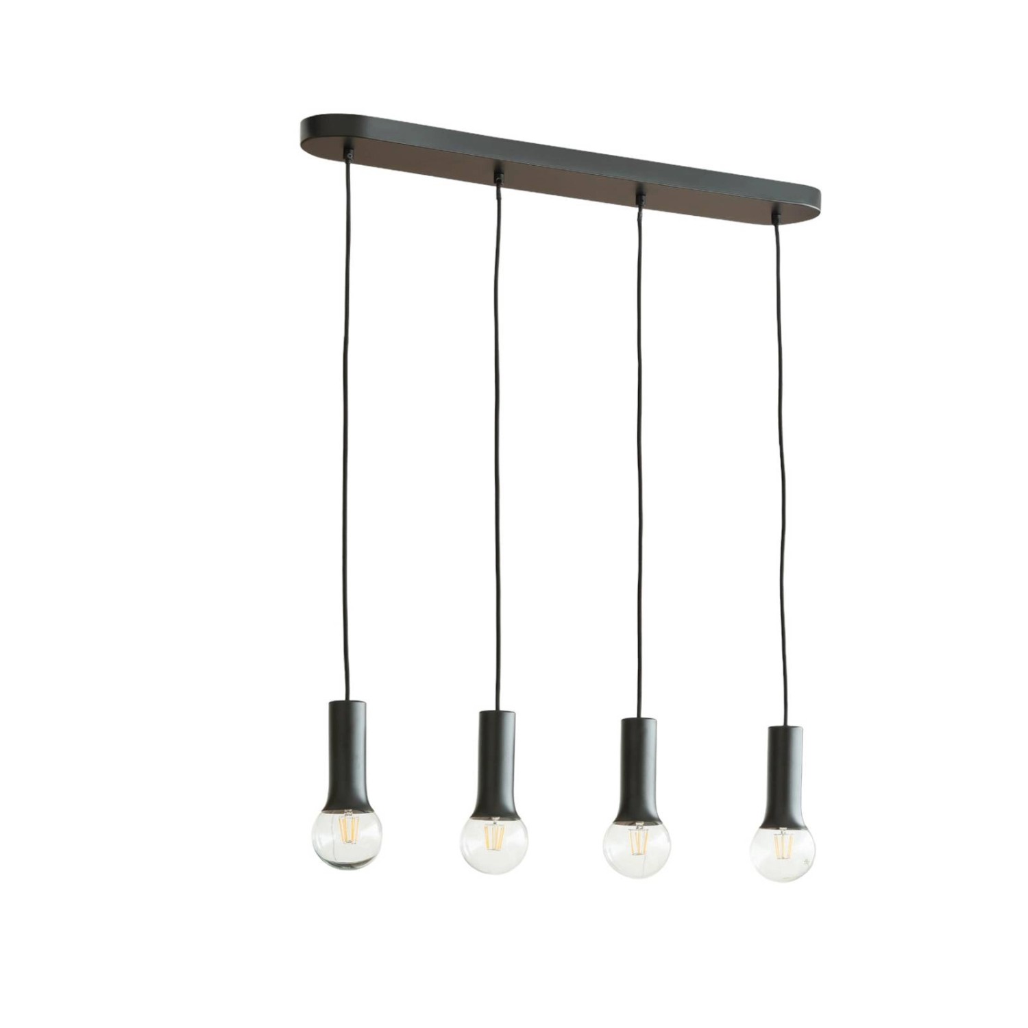 Lindby Pendelleuchte Fipas 10001058 Modern in Schwarz aus Metall 4-flammig E27 Wohnzimmerleuchte Lindby Pendelleuchte Fipas 10001058 Modern in Schwarz aus Metall 4-flammig E27 Wohnzimmerleuchte von LINDBY