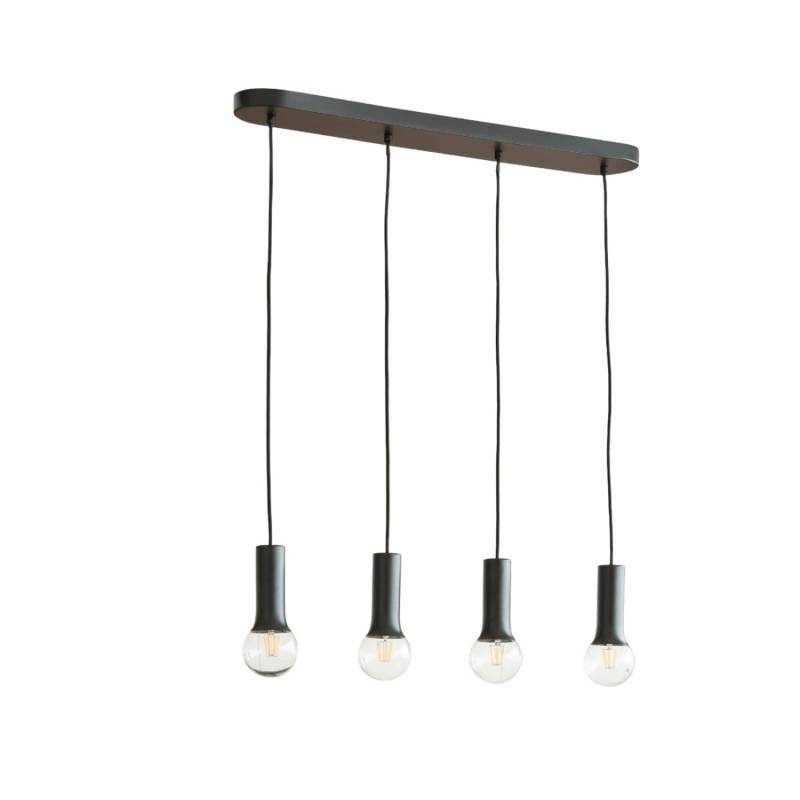 Lindby Pendelleuchte Fipas 10001058 Modern in Schwarz aus Metall 4-flammig E27 Wohnzimmerleuchte Lindby Pendelleuchte Fipas 10001058 Modern in Schwarz aus Metall 4-flammig E27 Wohnzimmerleuchte von LINDBY