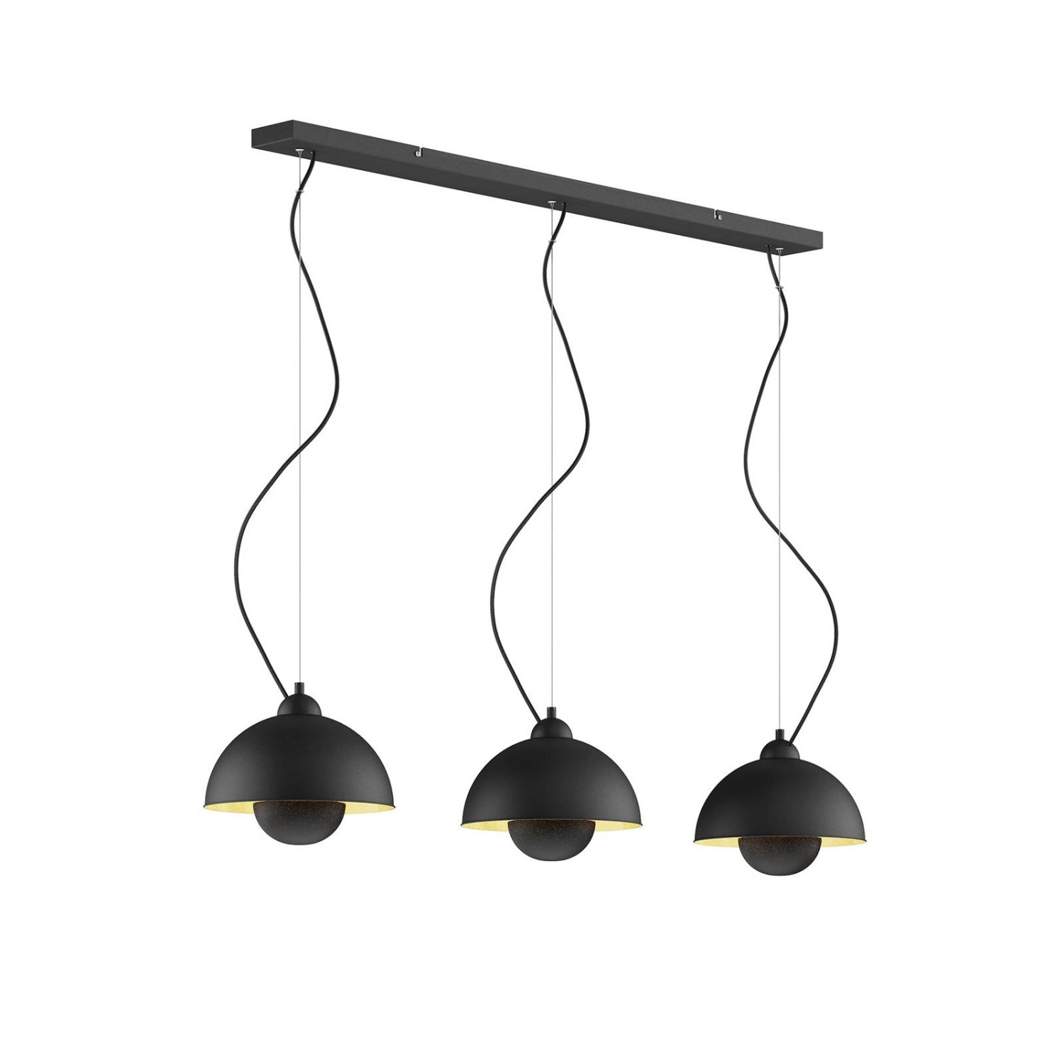 Lindby Pendelleuchte Gretja 9624569 Modern in Schwarz aus Metall 3-flammig E27 Wohnzimmerleuchte Lindby Pendelleuchte Gretja 9624569 Modern in Schwarz aus Metall 3-flammig E27 Wohnzimmerleuchte von LINDBY