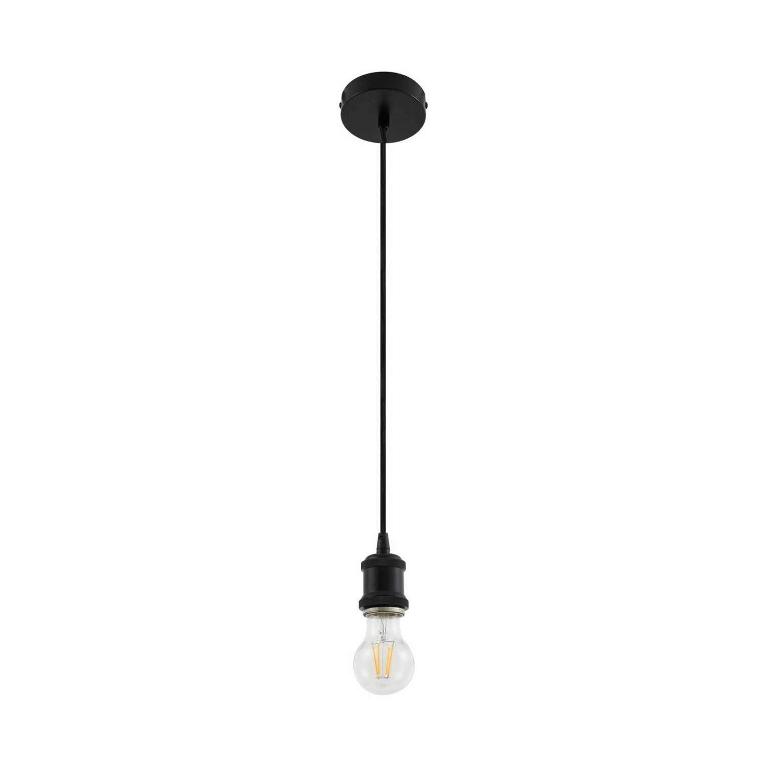 Lindby Pendelleuchte Hattie 10034032 Modern in Schwarz aus Aluminium 1-flammig E27 Wohnzimmerleuchte Lindby Pendelleuchte Hattie 10034032 Modern in Schwarz aus Aluminium 1-flammig E27 Wohnzimmerleuchte von LINDBY