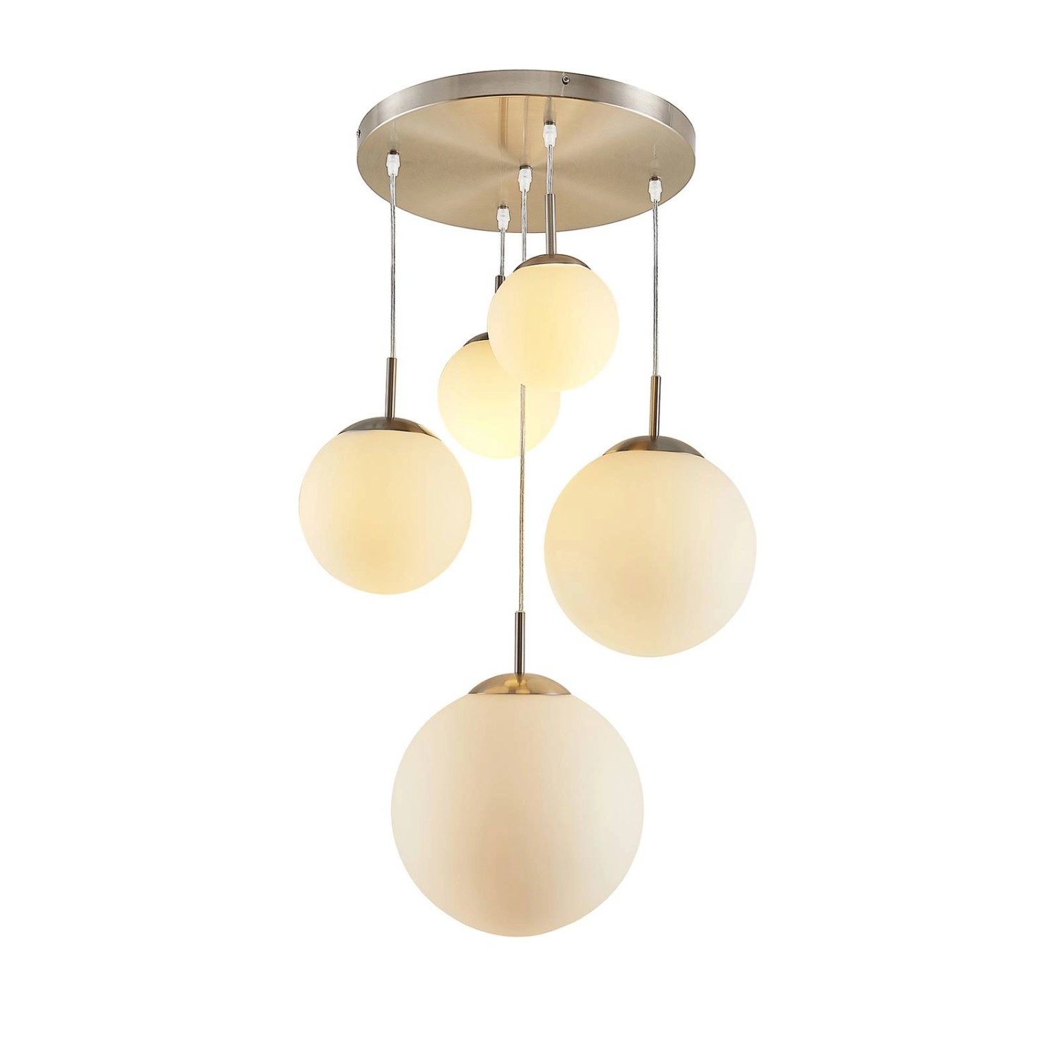 Lindby Pendelleuchte Heleska 4018307 Modern in Alu aus Metall 5-flammig E27 Wohnzimmerleuchte Lindby Pendelleuchte Heleska 4018307 Modern in Alu aus Metall 5-flammig E27 Wohnzimmerleuchte von LINDBY
