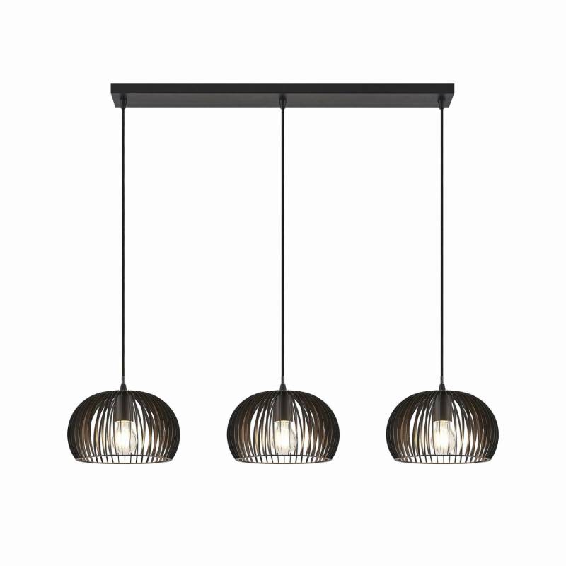 Lindby Pendelleuchte Jusra 9624145 Modern in Schwarz aus Metall 3-flammig E27 Wohnzimmerleuchte Lindby Pendelleuchte Jusra 9624145 Modern in Schwarz aus Metall 3-flammig E27 Wohnzimmerleuchte von LINDBY