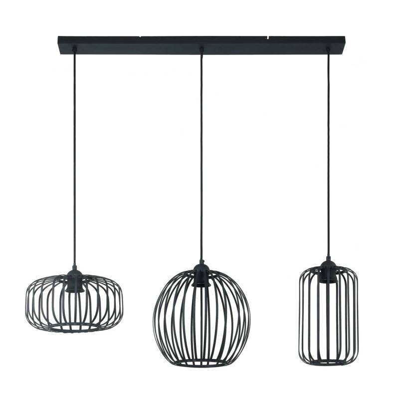 Lindby Pendelleuchte Krish 10010595 Retro Vintage Antik in Schwarz aus Metall 3-flammig E27 Wohnzimmerleuchte Lindby Pendelleuchte Krish 10010595 Retro Vintage Antik in Schwarz aus Metall 3-flammig E27 Wohnzimmerleuchte von LINDBY