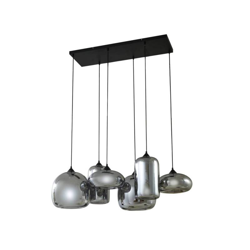 Lindby Pendelleuchte Marla 10033664 Modern in Schwarz aus Glas 6-flammig E27 Wohnzimmerleuchte Lindby Pendelleuchte Marla 10033664 Modern in Schwarz aus Glas 6-flammig E27 Wohnzimmerleuchte von LINDBY
