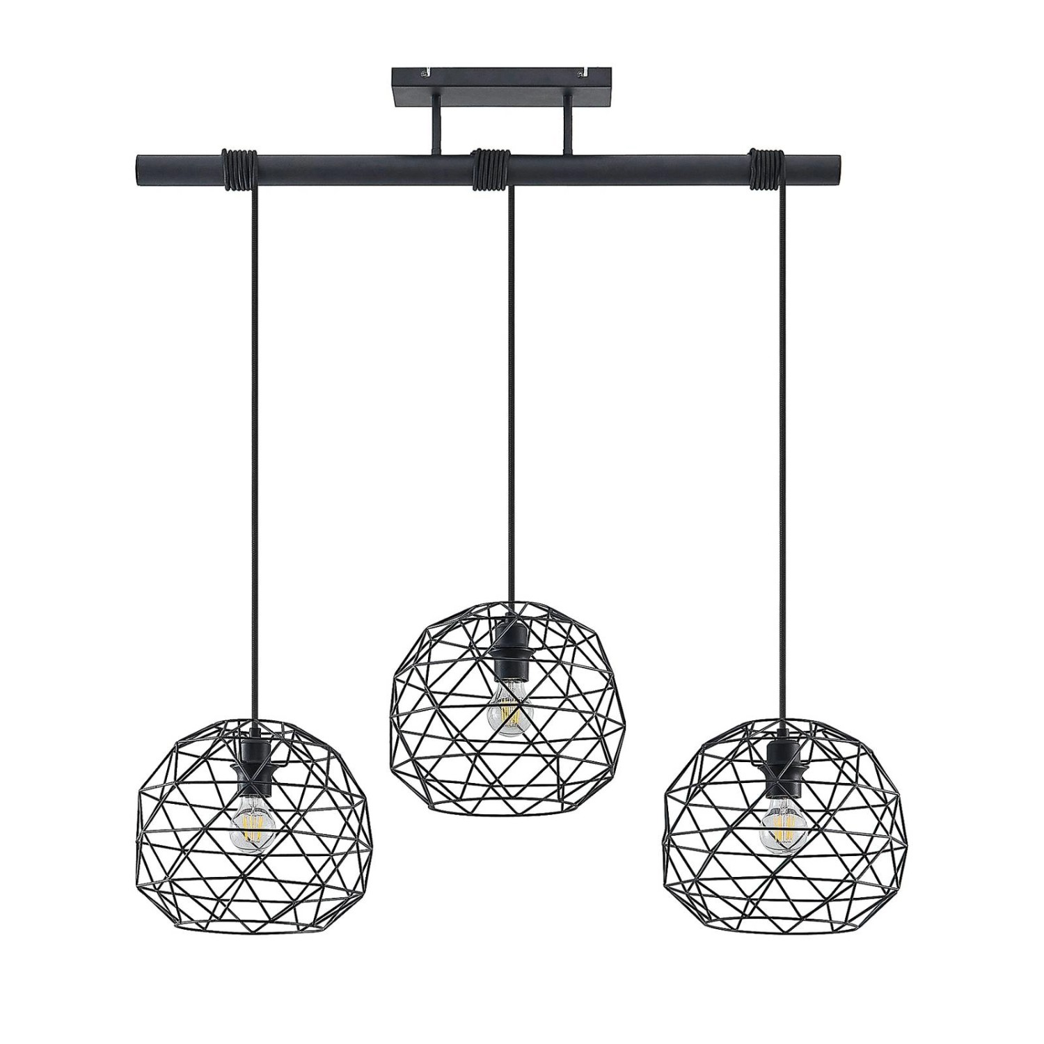 Lindby Pendelleuchte Paridimo 9628497 Modern in Schwarz aus Metall 3-flammig E27 Wohnzimmerleuchte Lindby Pendelleuchte Paridimo 9628497 Modern in Schwarz aus Metall 3-flammig E27 Wohnzimmerleuchte von LINDBY