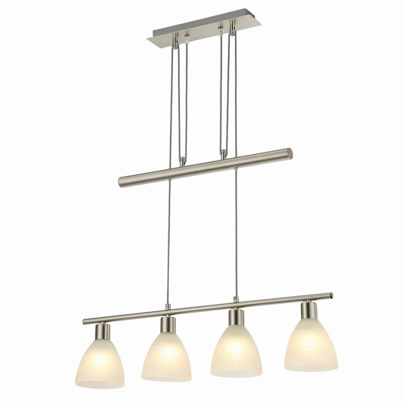 Lindby Pendelleuchte Simeon 9620355 Modern in Alu aus Glas 4-flammig E14 Wohnzimmerleuchte Lindby Pendelleuchte Simeon 9620355 Modern in Alu aus Glas 4-flammig E14 Wohnzimmerleuchte von LINDBY