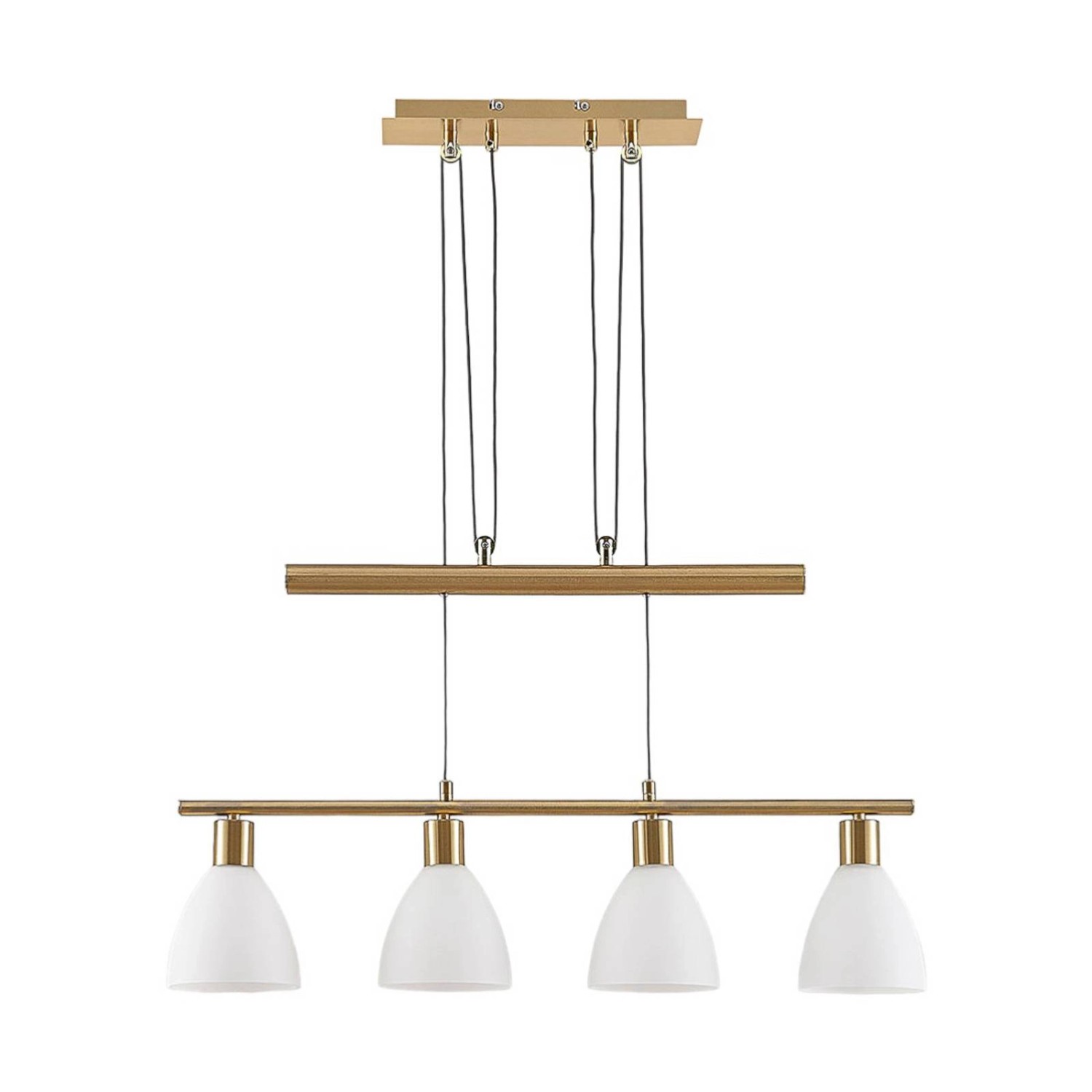 Lindby Pendelleuchte Simeon 9620356 Modern in Gold Messing aus Glas 4-flammig E14 Wohnzimmerleuchte Lindby Pendelleuchte Simeon 9620356 Modern in Gold Messing aus Glas 4-flammig E14 Wohnzimmerleuchte von LINDBY