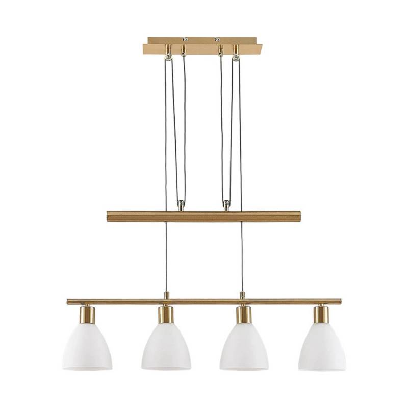 Lindby Pendelleuchte Simeon 9620356 Modern in Gold Messing aus Glas 4-flammig E14 Wohnzimmerleuchte Lindby Pendelleuchte Simeon 9620356 Modern in Gold Messing aus Glas 4-flammig E14 Wohnzimmerleuchte von LINDBY