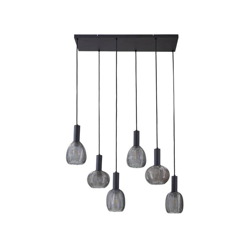 Lindby Pendelleuchte Tolli 10030732 Modern in Schwarz aus Metall 6-flammig E27 Wohnzimmerleuchte Lindby Pendelleuchte Tolli 10030732 Modern in Schwarz aus Metall 6-flammig E27 Wohnzimmerleuchte von LINDBY