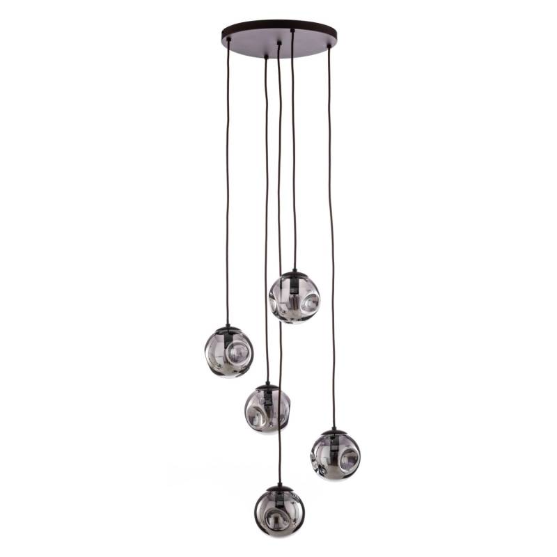 Lindby Pendelleuchte Valentina 10019842 Design Modern in Alu aus Glas 5-flammig E14 Wohnzimmerleuchte Lindby Pendelleuchte Valentina 10019842 Design Modern in Alu aus Glas 5-flammig E14 Wohnzimmerleuchte von LINDBY