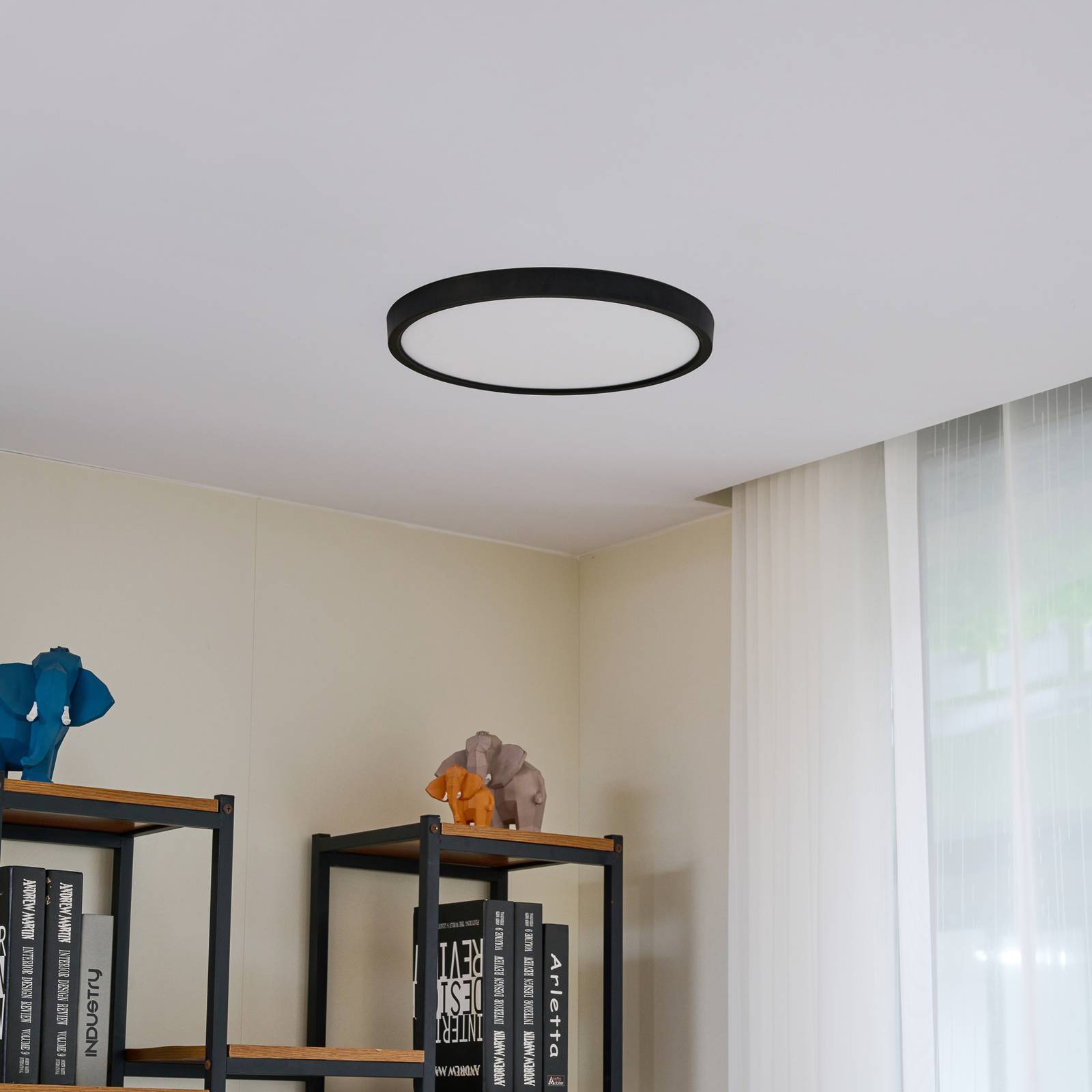 Lindby Pravin LED-Deckenleuchte, Ø 40 cm,3-Step Dimmer, CCT von LINDBY