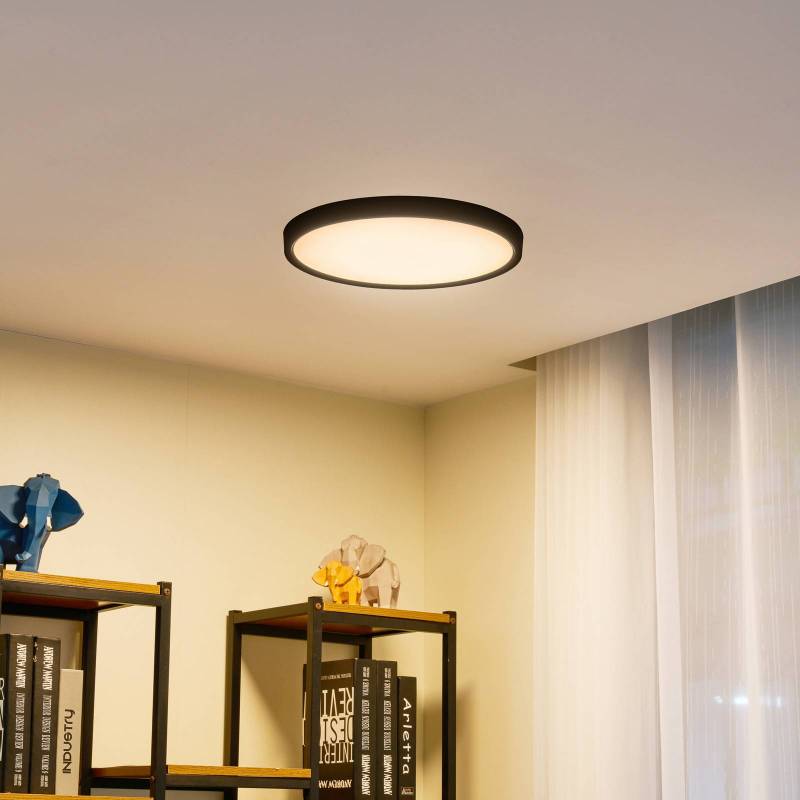 Lindby LED-Deckenleuchte Pravin, Ø 40 cm, 3.000 K, schwarz Lindby LED-Deckenleuchte Pravin, Ø 40 cm, 3.000 K, schwarz von LINDBY