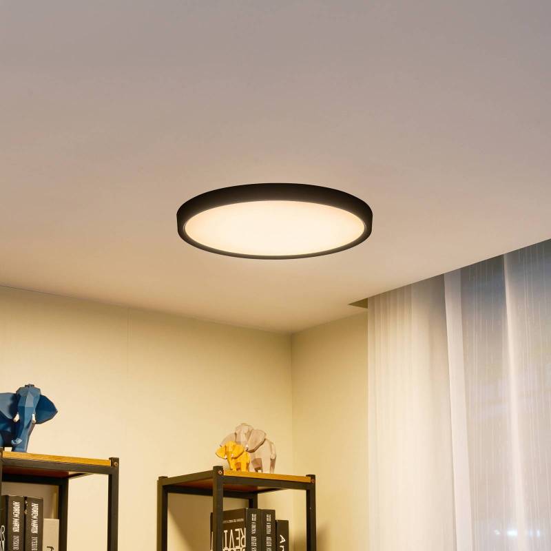 Lindby LED-Deckenleuchte Pravin, Ø 50 cm, 3.000 K, schwarz Lindby LED-Deckenleuchte Pravin, Ø 50 cm, 3.000 K, schwarz von LINDBY