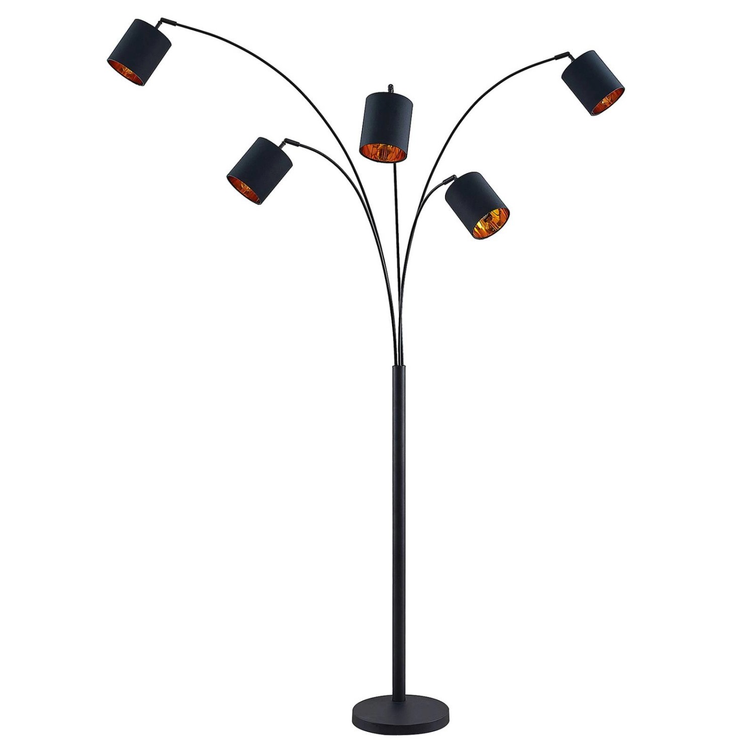 Lindby Stehlampe Bogenleuchte Abiram 9945509 Modern in Schwarz aus Metall 5-flammig E14 Wohnzimmerleuchte Lindby Stehlampe Bogenleuchte Abiram 9945509 Modern in Schwarz aus Metall 5-flammig E14 Wohnzimmerleuchte von LINDBY