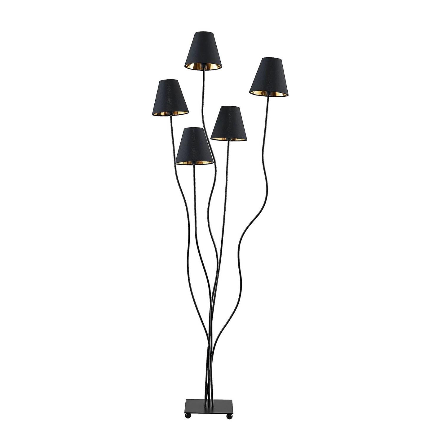 Lindby Stehlampe Komalie 9627620 Modern in Schwarz aus Metall 5-flammig E14 Wohnzimmerleuchte Lindby Stehlampe Komalie 9627620 Modern in Schwarz aus Metall 5-flammig E14 Wohnzimmerleuchte von LINDBY
