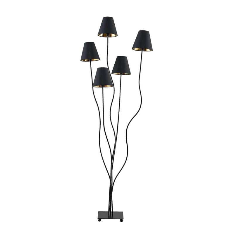 Lindby Stehlampe Komalie 9627620 Modern in Schwarz aus Metall 5-flammig E14 Wohnzimmerleuchte Lindby Stehlampe Komalie 9627620 Modern in Schwarz aus Metall 5-flammig E14 Wohnzimmerleuchte von LINDBY
