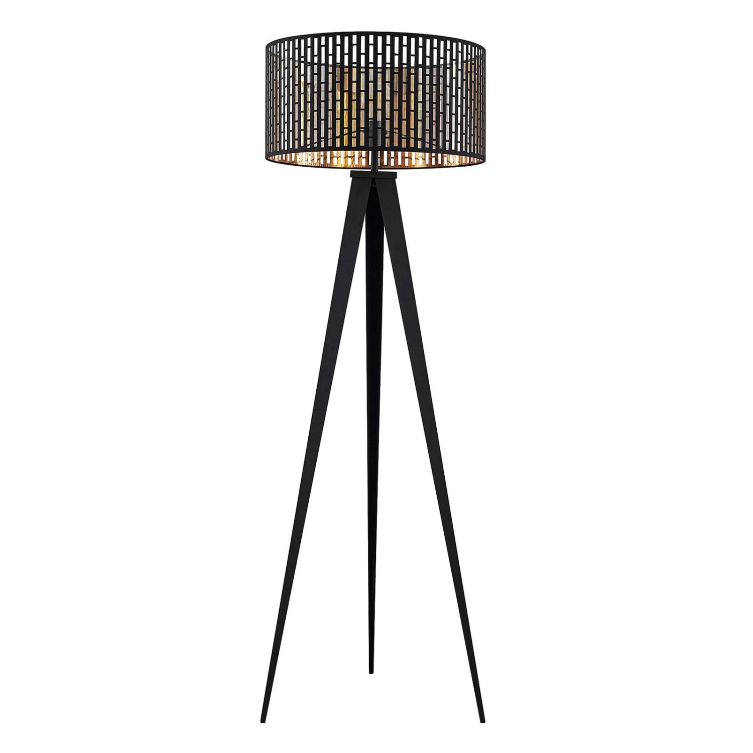 Lindby Stehlampe Thoralf 9628399 in Schwarz aus Metall 1-flammig E27 Tripod Wohnzimmerleuchte Lindby Stehlampe Thoralf 9628399 in Schwarz aus Metall 1-flammig E27 Tripod Wohnzimmerleuchte von LINDBY