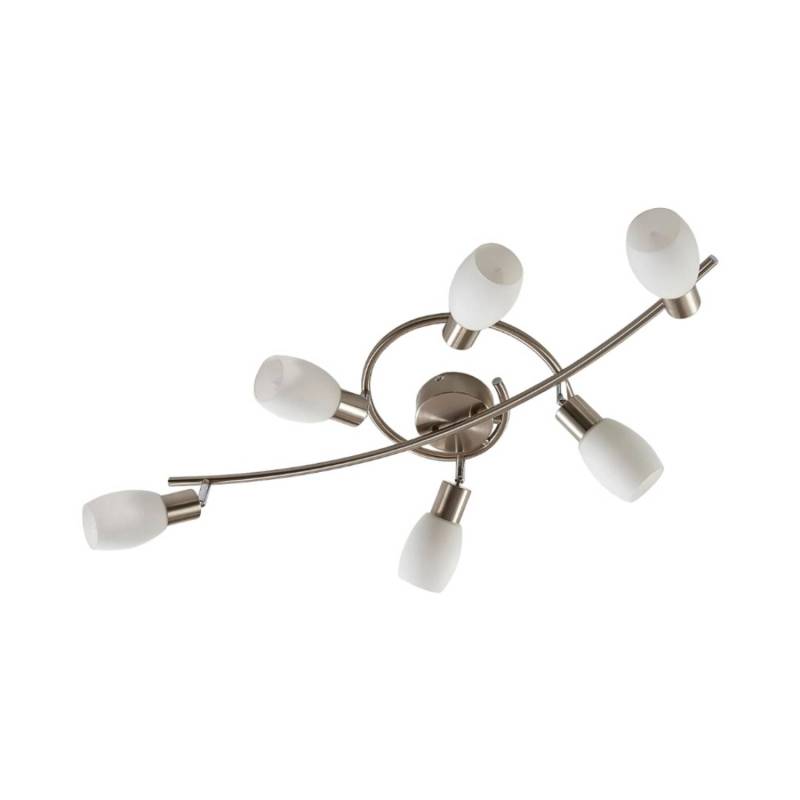 Lindby Strahler Arda 9621269 Modern in Alu aus Glas 6-flammig E14 Wohnzimmerleuchte Lindby Strahler Arda 9621269 Modern in Alu aus Glas 6-flammig E14 Wohnzimmerleuchte von LINDBY