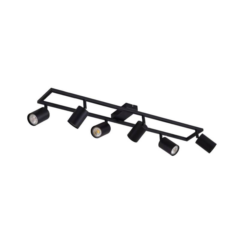 Lindby Strahler Bravius 10041625 Modern in Schwarz aus Metall 6-flammig GU10 Flurleuchte Lindby Strahler Bravius 10041625 Modern in Schwarz aus Metall 6-flammig GU10 Flurleuchte von LINDBY