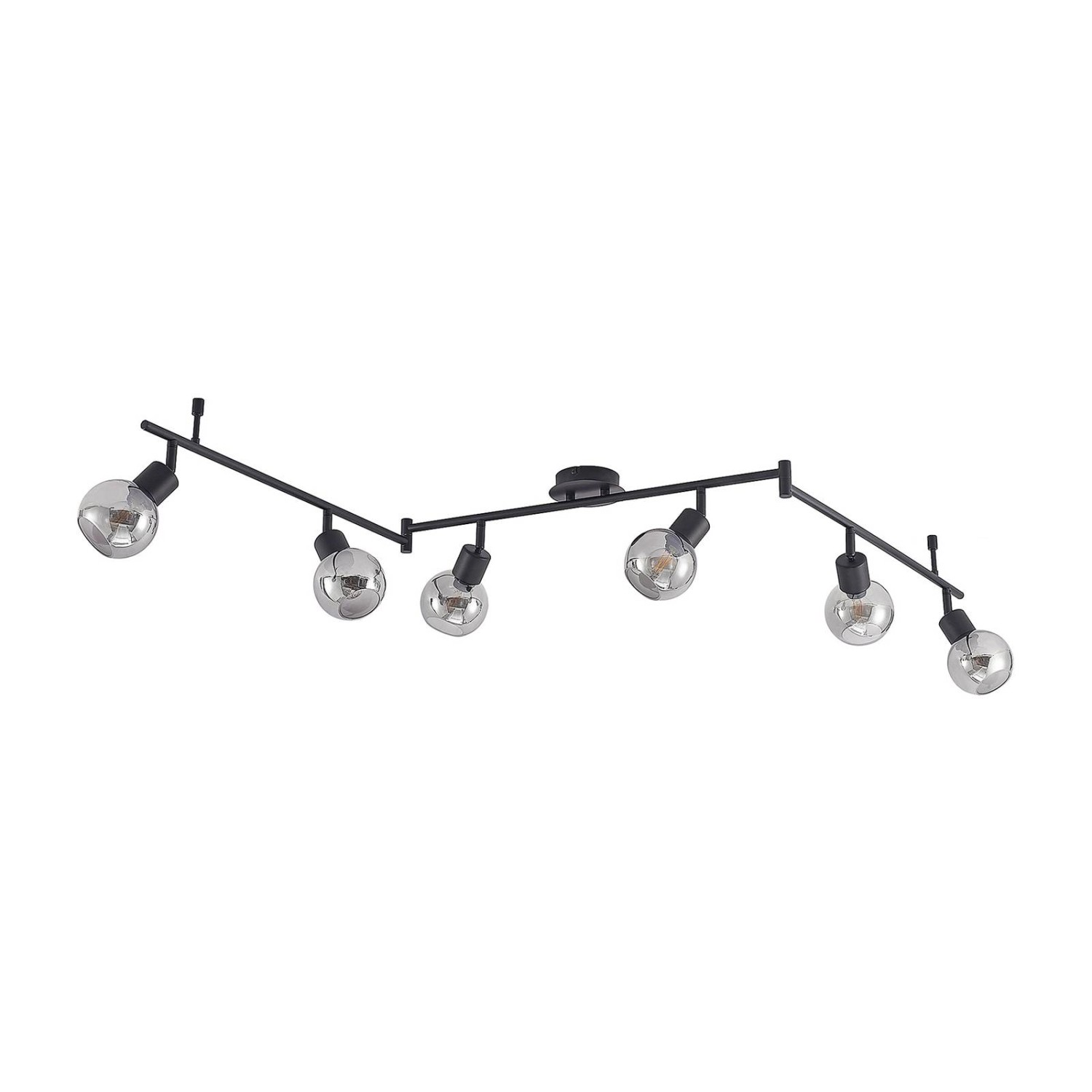 Lindby Strahler Eridia 9627856 Modern in Schwarz aus Metall 6-flammig E14 Wohnzimmerleuchte Lindby Strahler Eridia 9627856 Modern in Schwarz aus Metall 6-flammig E14 Wohnzimmerleuchte von LINDBY