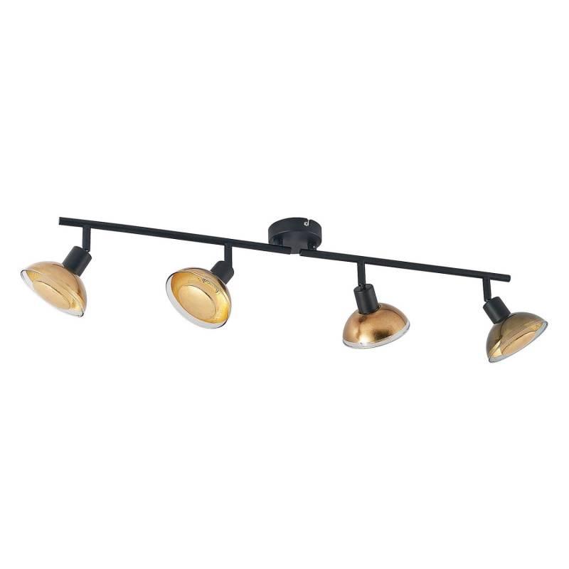 Lindby Strahler Erin 9950994 in Schwarz aus Metall 4-flammig GU10 Wohnzimmerleuchte Lindby Strahler Erin 9950994 in Schwarz aus Metall 4-flammig GU10 Wohnzimmerleuchte von LINDBY