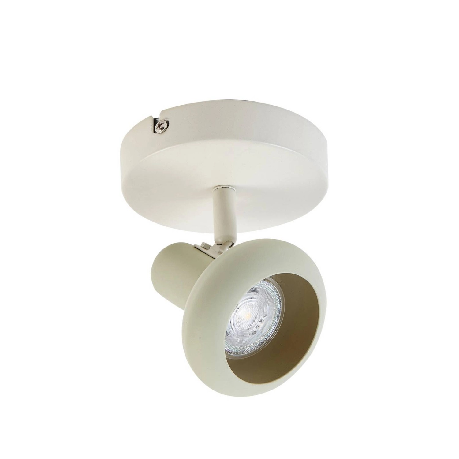 Lindby Strahler Huby 10030143 in Creme aus Metall 1-flammig GU10 Wohnzimmerleuchte Lindby Strahler Huby 10030143 in Creme aus Metall 1-flammig GU10 Wohnzimmerleuchte von LINDBY