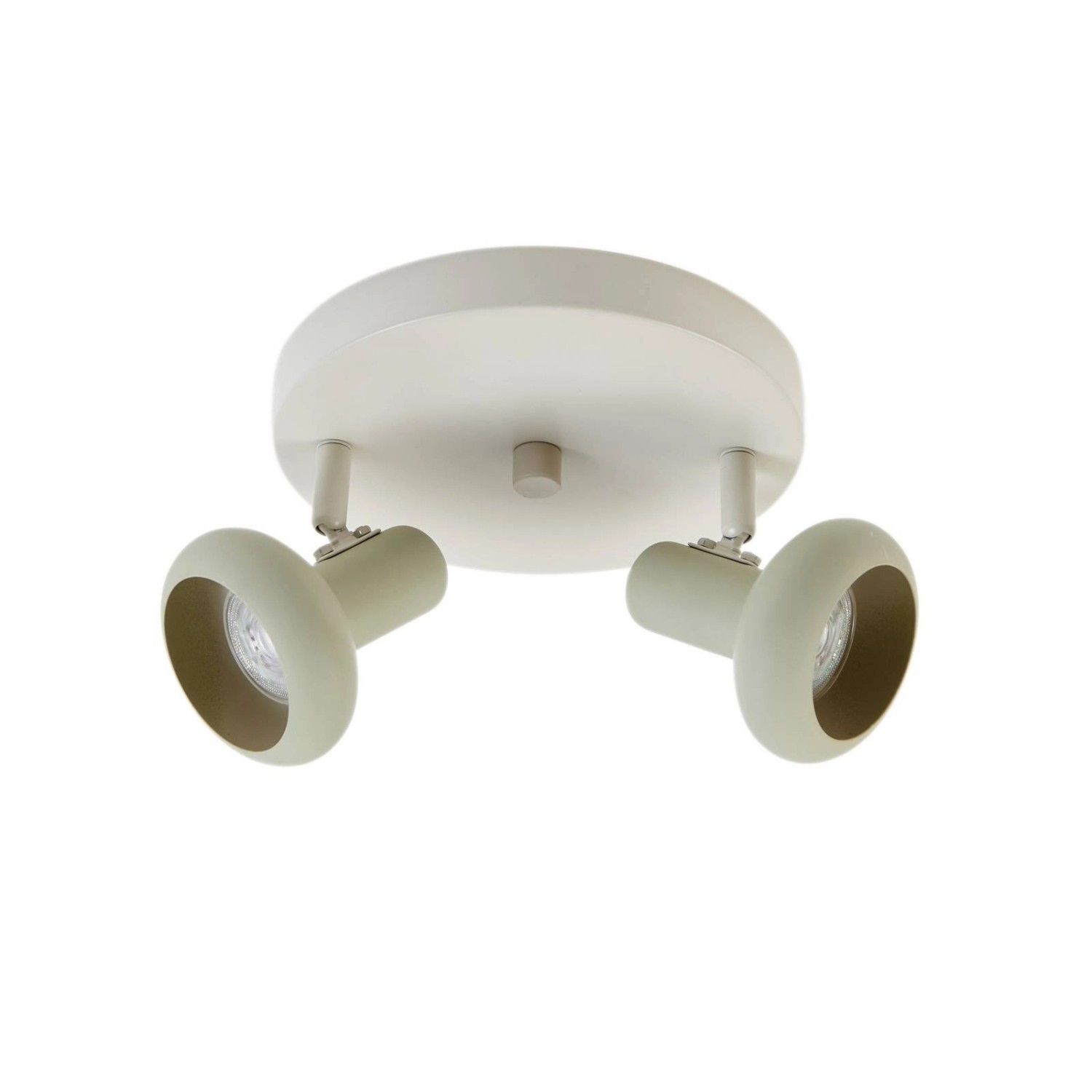 Lindby Strahler Huby 10030144 in Creme aus Metall 2-flammig GU10 Wohnzimmerleuchte Lindby Strahler Huby 10030144 in Creme aus Metall 2-flammig GU10 Wohnzimmerleuchte von LINDBY