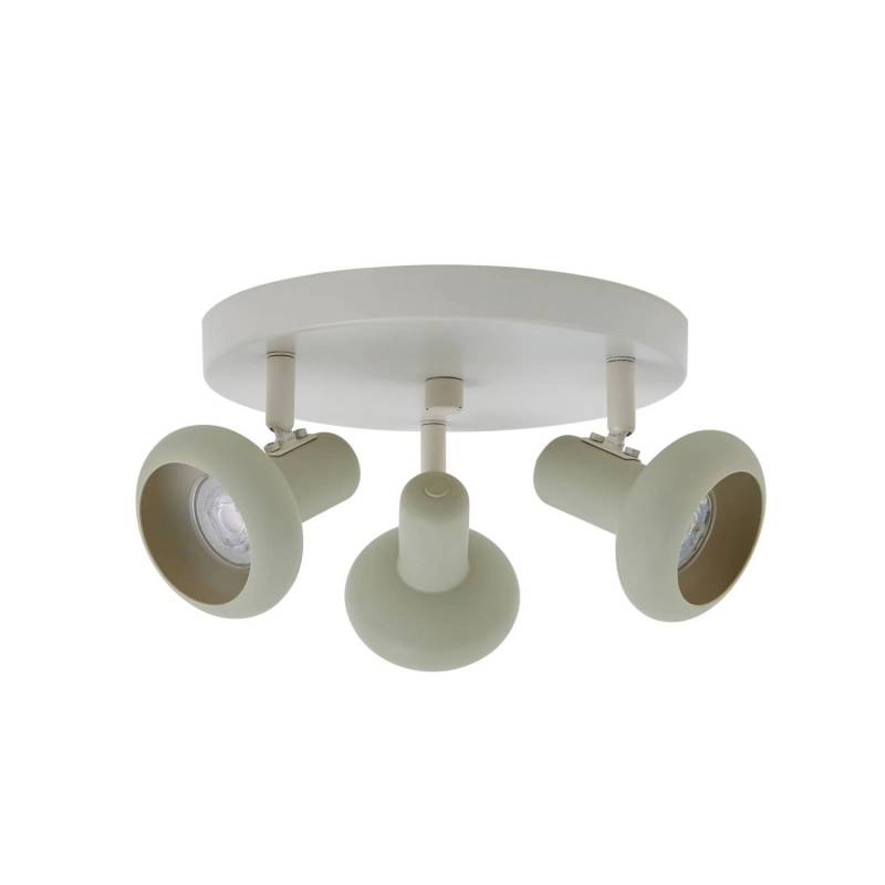 Lindby Strahler Huby 10030145 in Creme aus Metall 3-flammig GU10 Wohnzimmerleuchte Lindby Strahler Huby 10030145 in Creme aus Metall 3-flammig GU10 Wohnzimmerleuchte von LINDBY