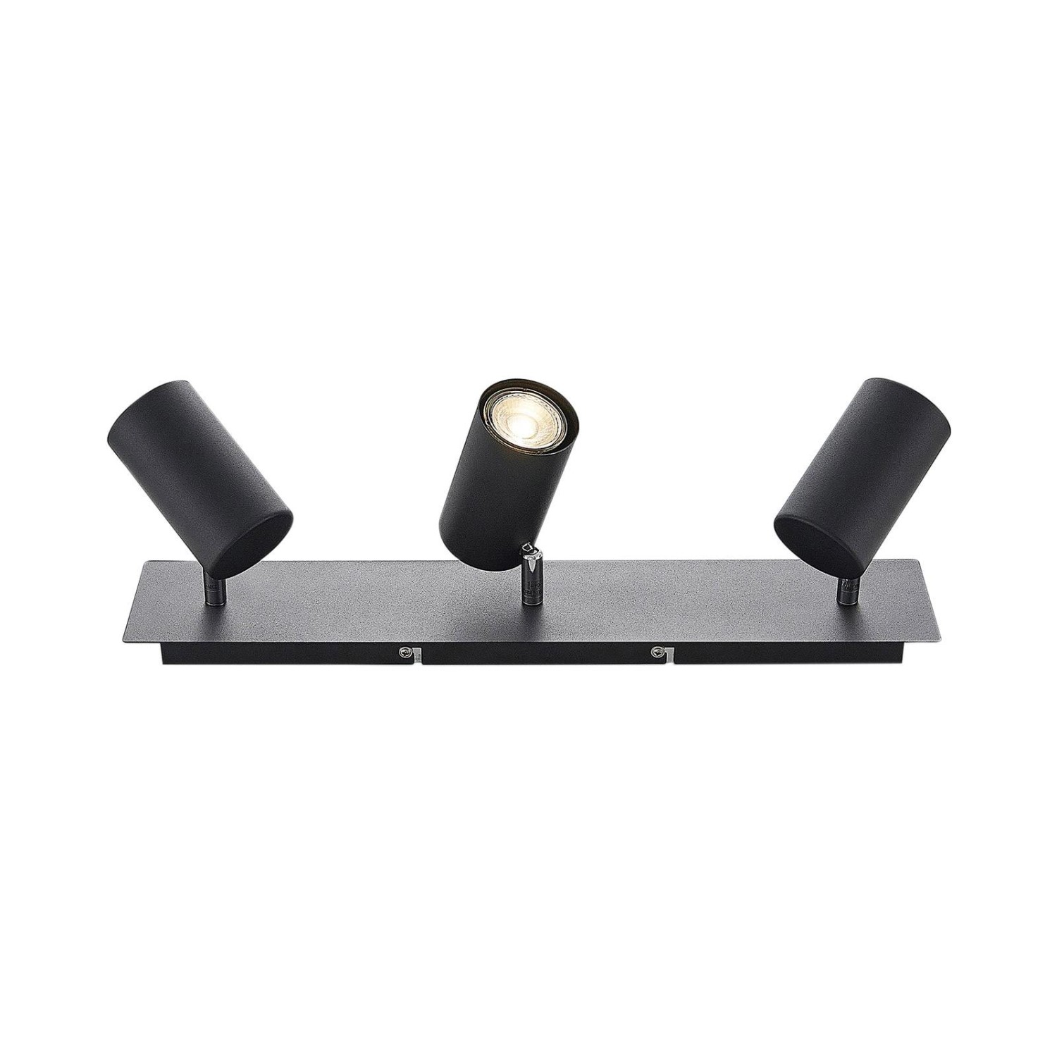 Lindby Strahler Joffrey 9624829 Modern in Schwarz aus Metall 3-flammig GU10 Wohnzimmerleuchte von LINDBY