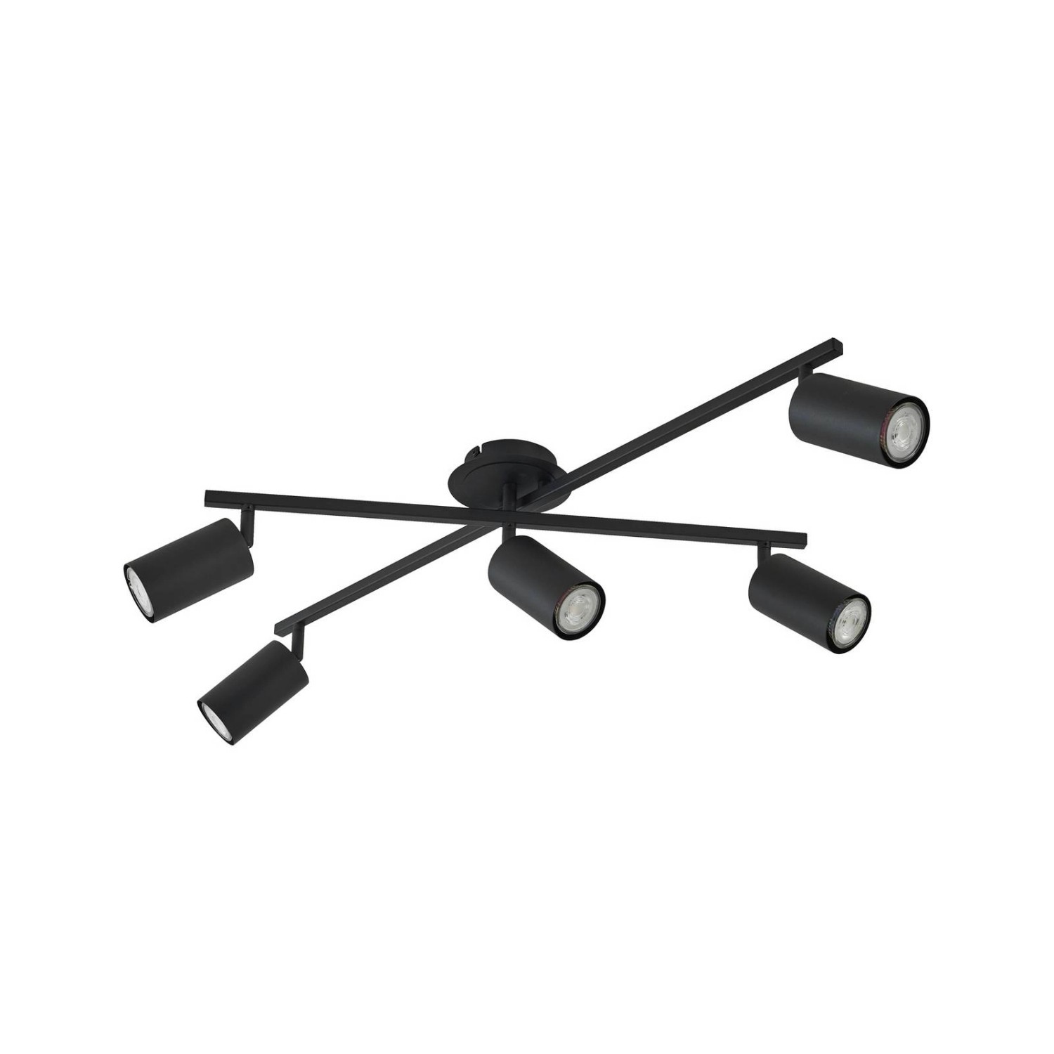 Lindby Strahler Joffrey 9626667 Modern in Schwarz aus Aluminium 5-flammig GU10 Wohnzimmerleuchte Lindby Strahler Joffrey 9626667 Modern in Schwarz aus Aluminium 5-flammig GU10 Wohnzimmerleuchte von LINDBY